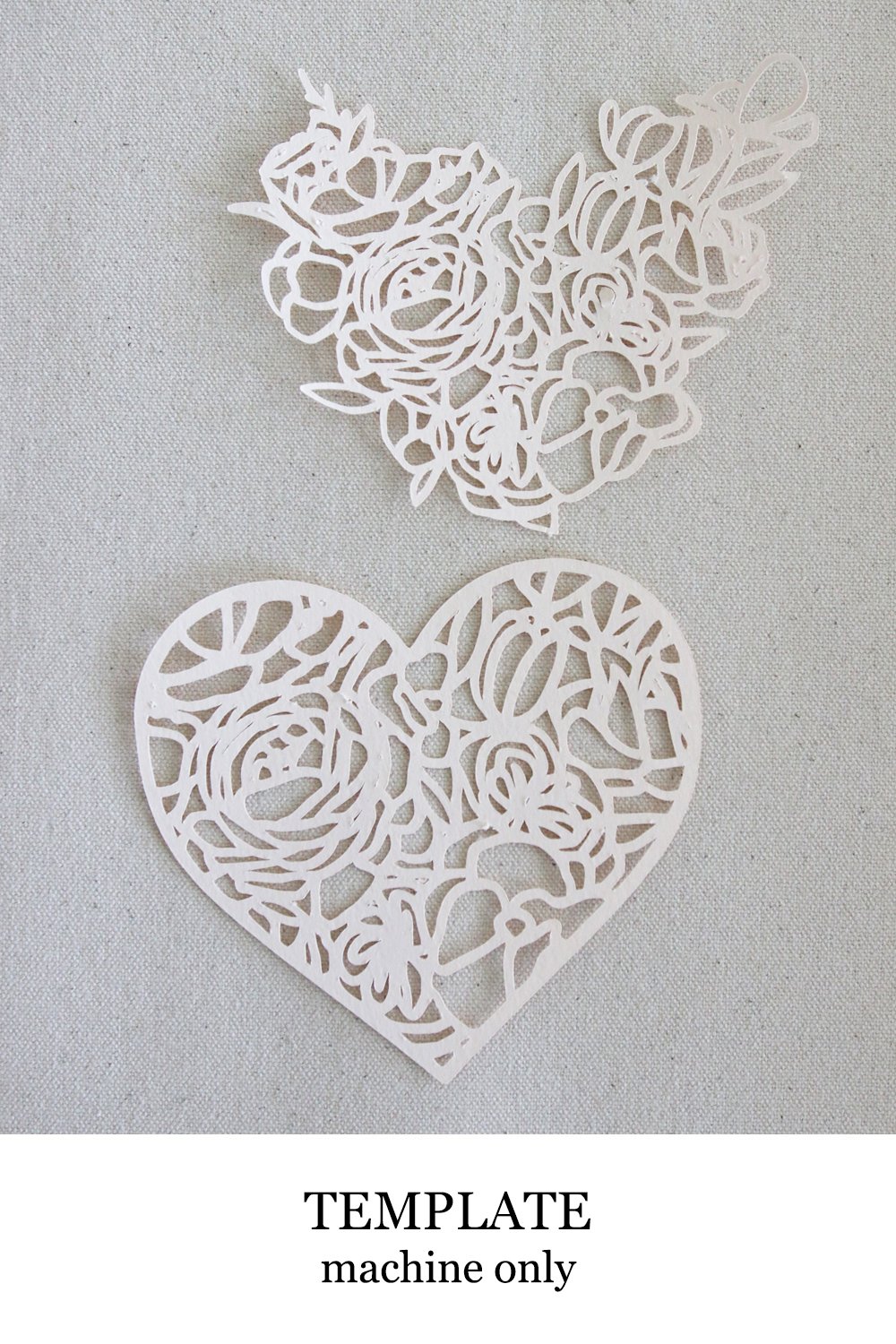Heart Flower Cutout — Handmade by Sara Kim